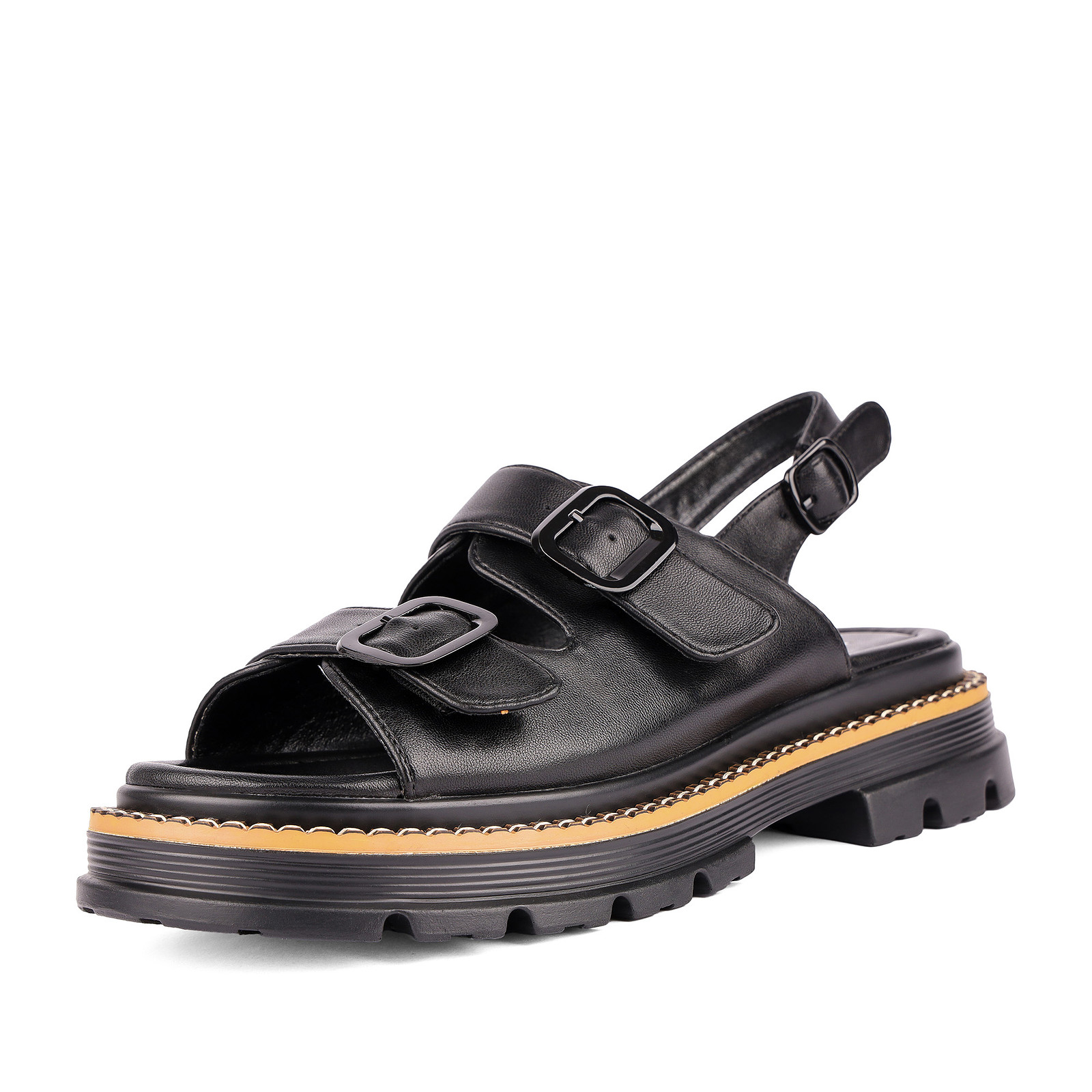 

Босоножки женские INSTREET 119-41WK-057SS черные, 39 RU, Черный, 119-41WK-057SS