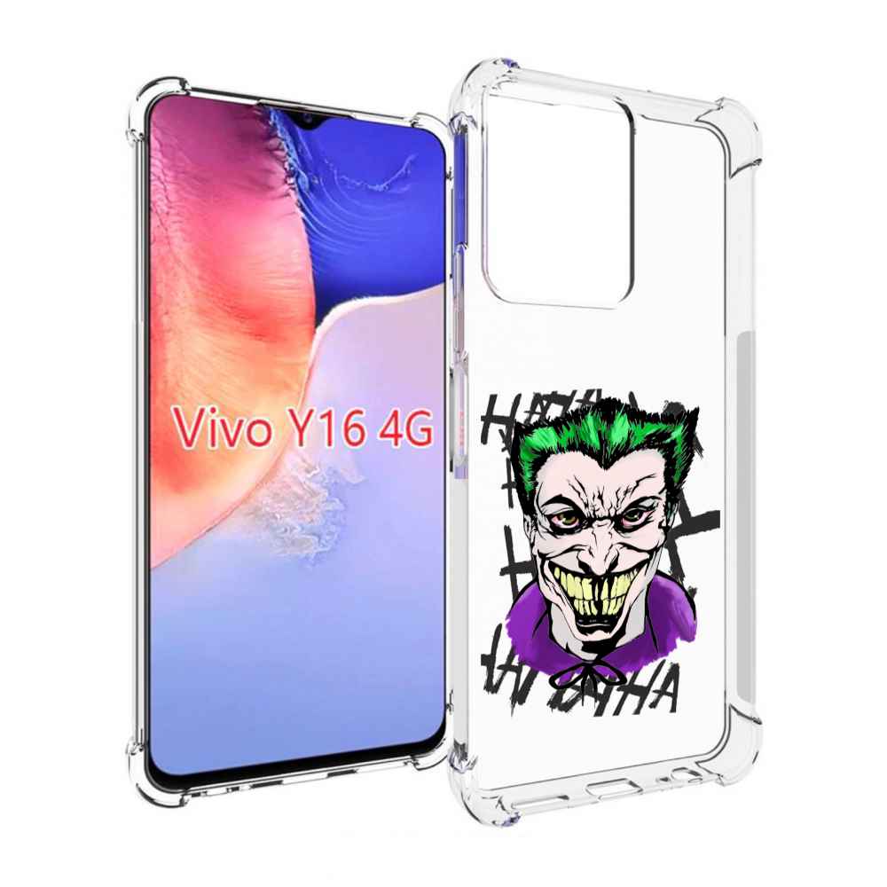 

Чехол MyPads Джокер-крейзи для Vivo Y16 4G/ Vivo Y02S, Прозрачный, Tocco