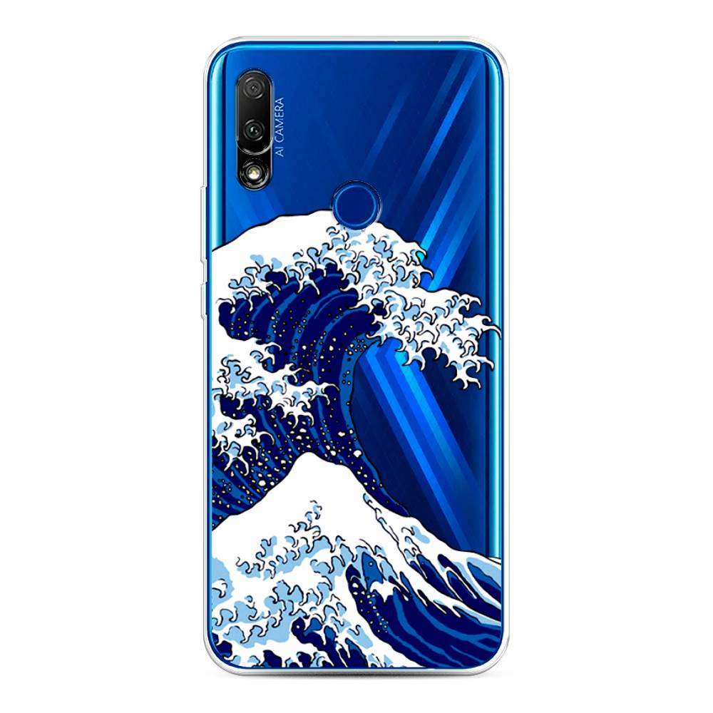 

Чехол Awog на Honor 9X "Волна в Канагаве", Синий;белый, 69950-4