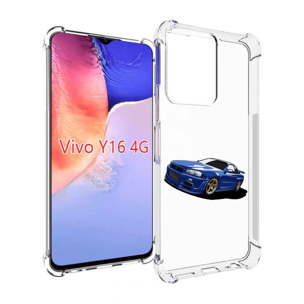 

Чехол MyPads Джитиэр для Vivo Y16 4G/ Vivo Y02S, Прозрачный, Tocco