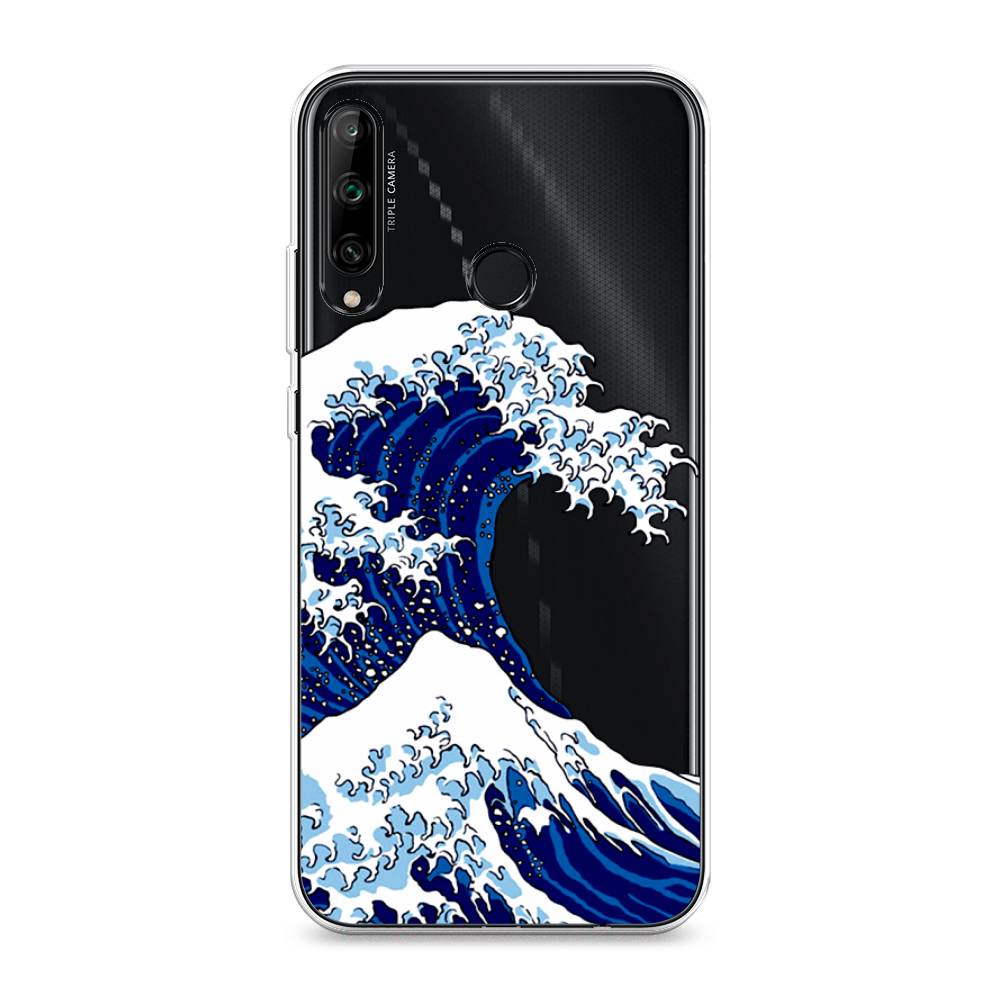 

Чехол Awog на Honor 9C "Волна в Канагаве", Синий;белый, 612550-4