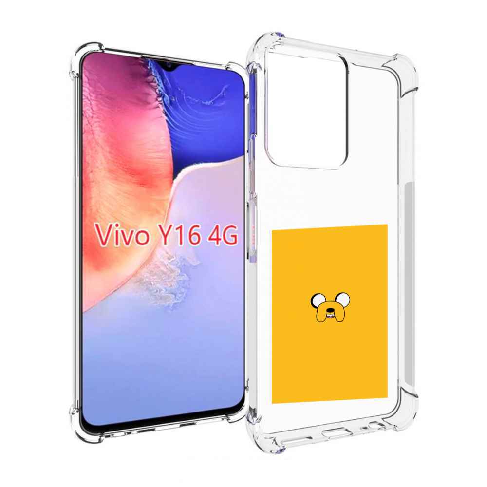

Чехол MyPads Джейк-время-приключений для Vivo Y16 4G/ Vivo Y02S, Прозрачный, Tocco
