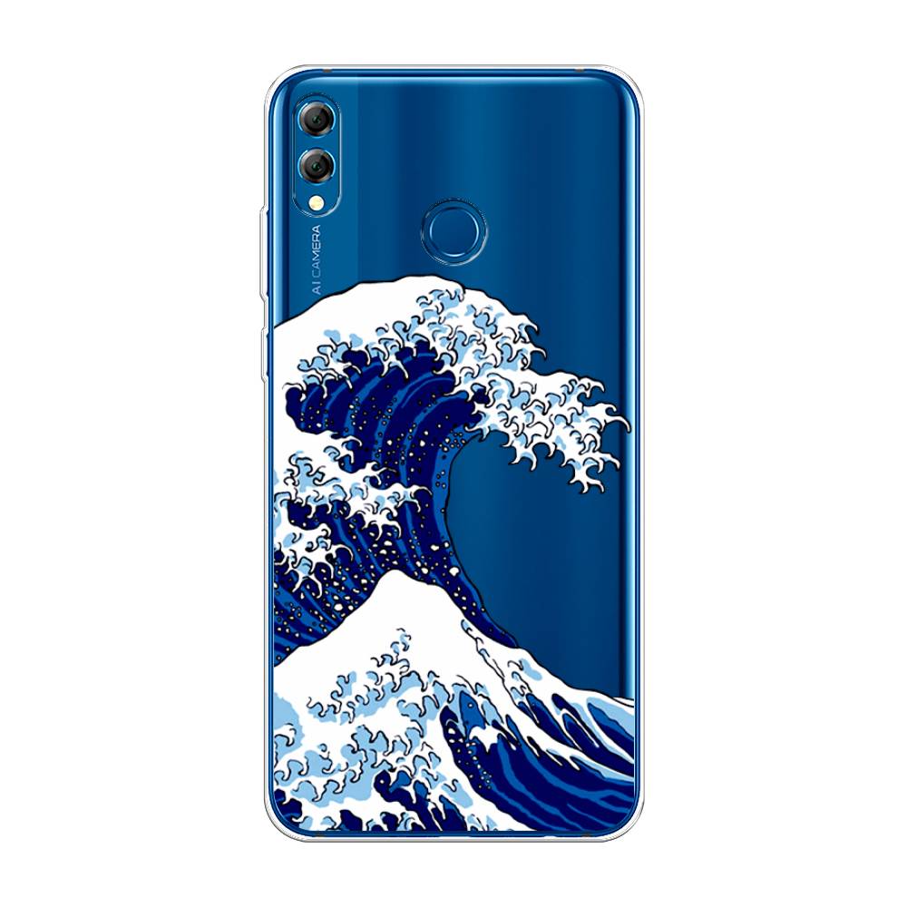 

Чехол Awog на Honor 8X Max "Волна в Канагаве", Синий;белый, 66550-4