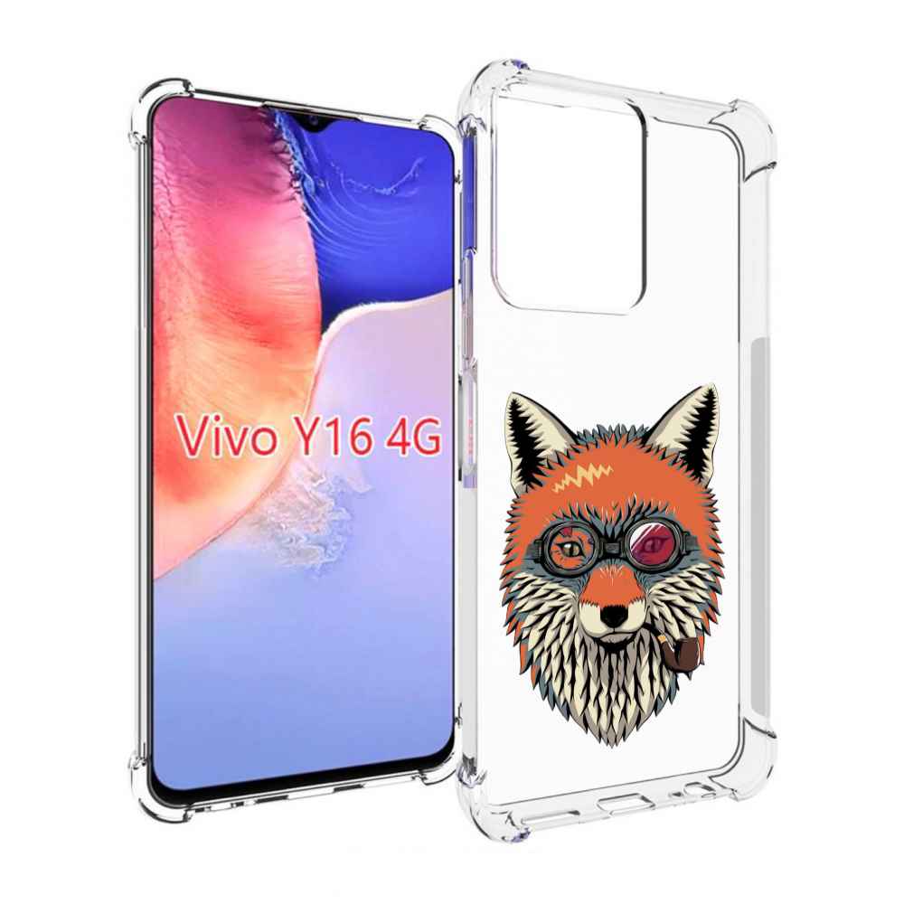 

Чехол MyPads Деловой лис для Vivo Y16 4G/ Vivo Y02S, Прозрачный, Tocco