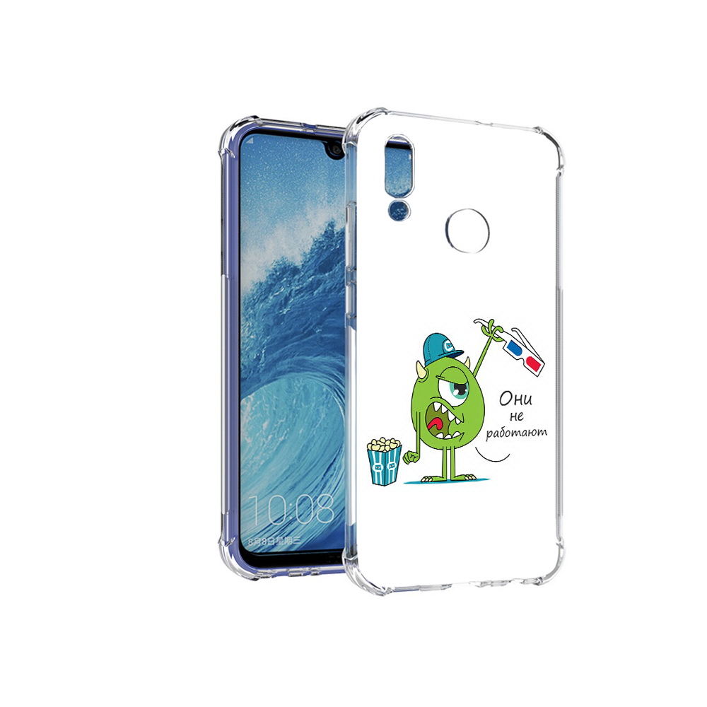

Чехол MyPads Tocco для Huawei P Smart (2019) Очки не работают, Прозрачный, Tocco