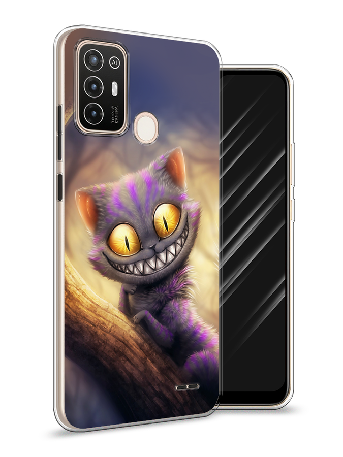 

Чехол Awog на ZTE Blade A52 / ЗТЕ Блэйд A52 "Cheshire Cat", Разноцветный, 136250-1