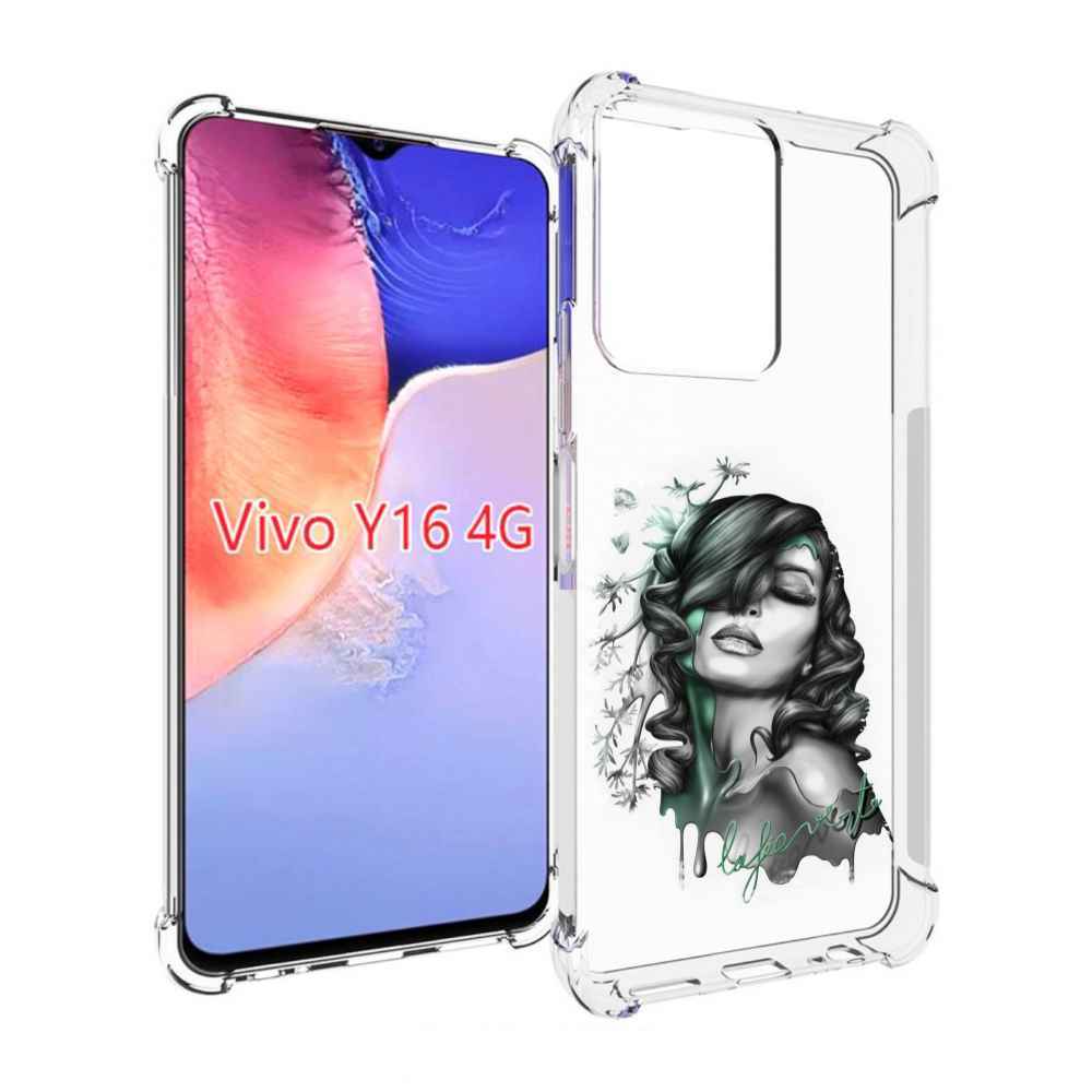 

Чехол MyPads Девушка 2 для Vivo Y16 4G/ Vivo Y02S, Прозрачный, Tocco