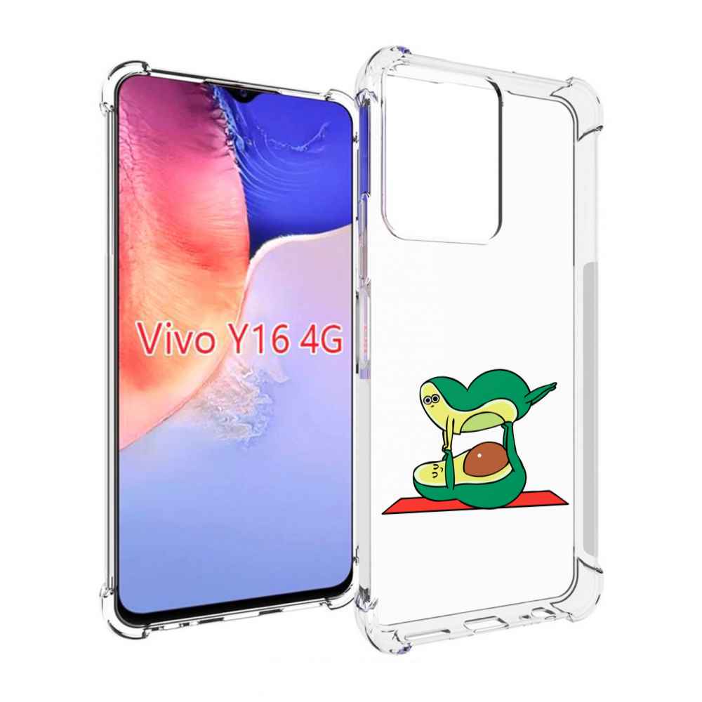 

Чехол MyPads Две-половинки для Vivo Y16 4G/ Vivo Y02S, Прозрачный, Tocco