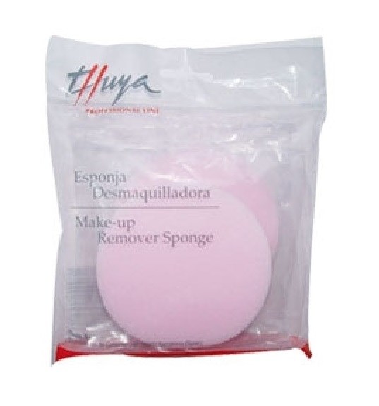 Спонжи для удаления макияжа Thuya, 2 шт. розовый стразы пришивные круг в оправе d 10 мм 20 шт розовый