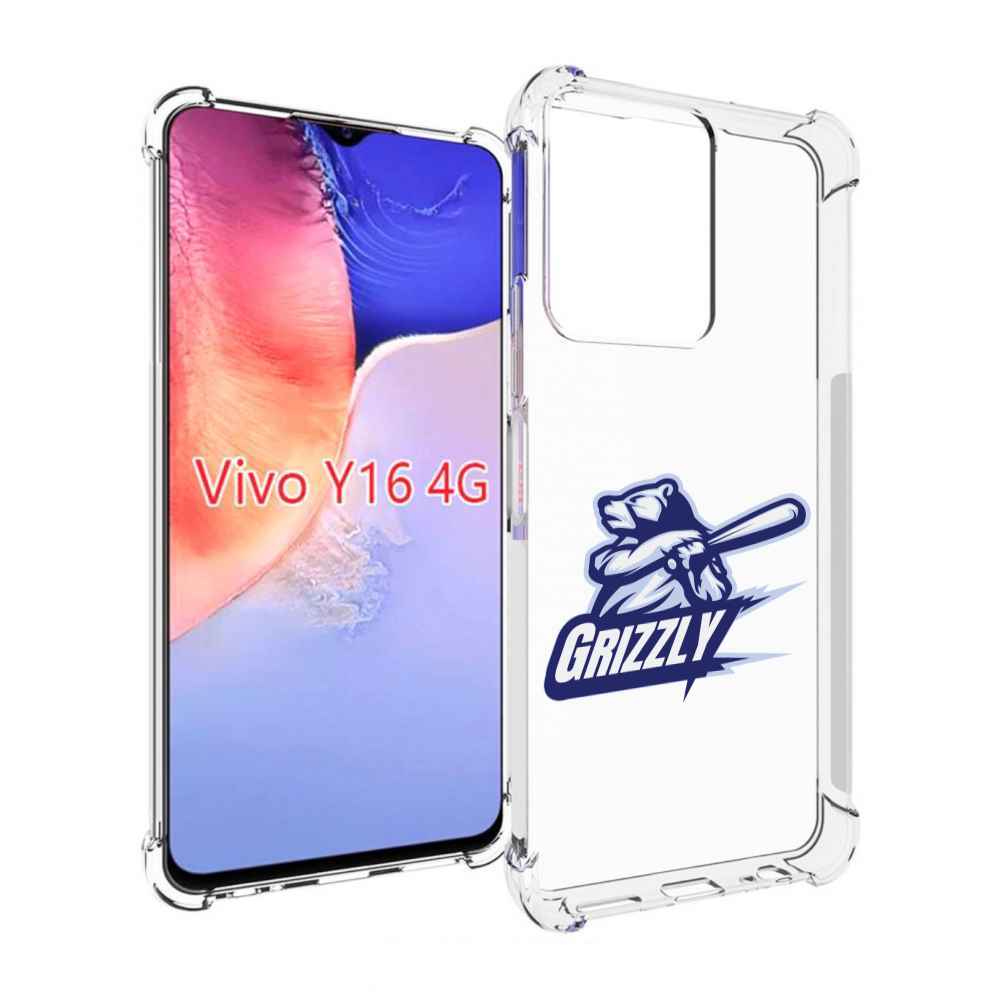 

Чехол MyPads Гризли для Vivo Y16 4G/ Vivo Y02S, Прозрачный, Tocco