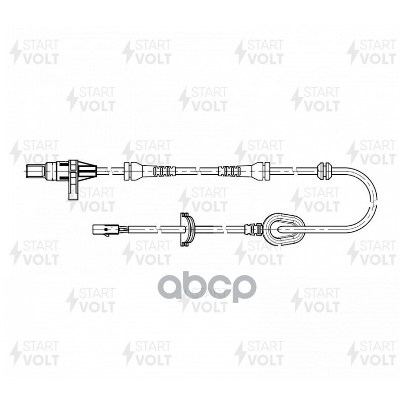 

Датчик ABS для а/м VAG Polo Sedan (10-)(до 09.11)/Roomster (02-) задн.