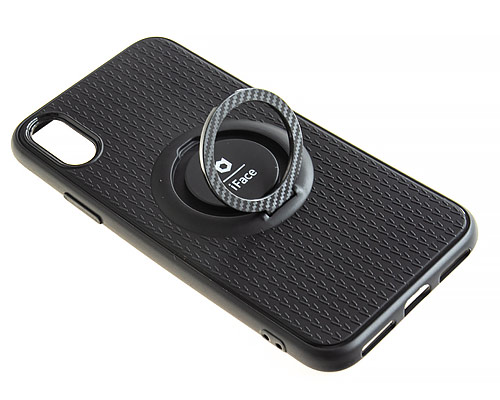 

Чехол PC iFace с кольцом для iPhone X Black