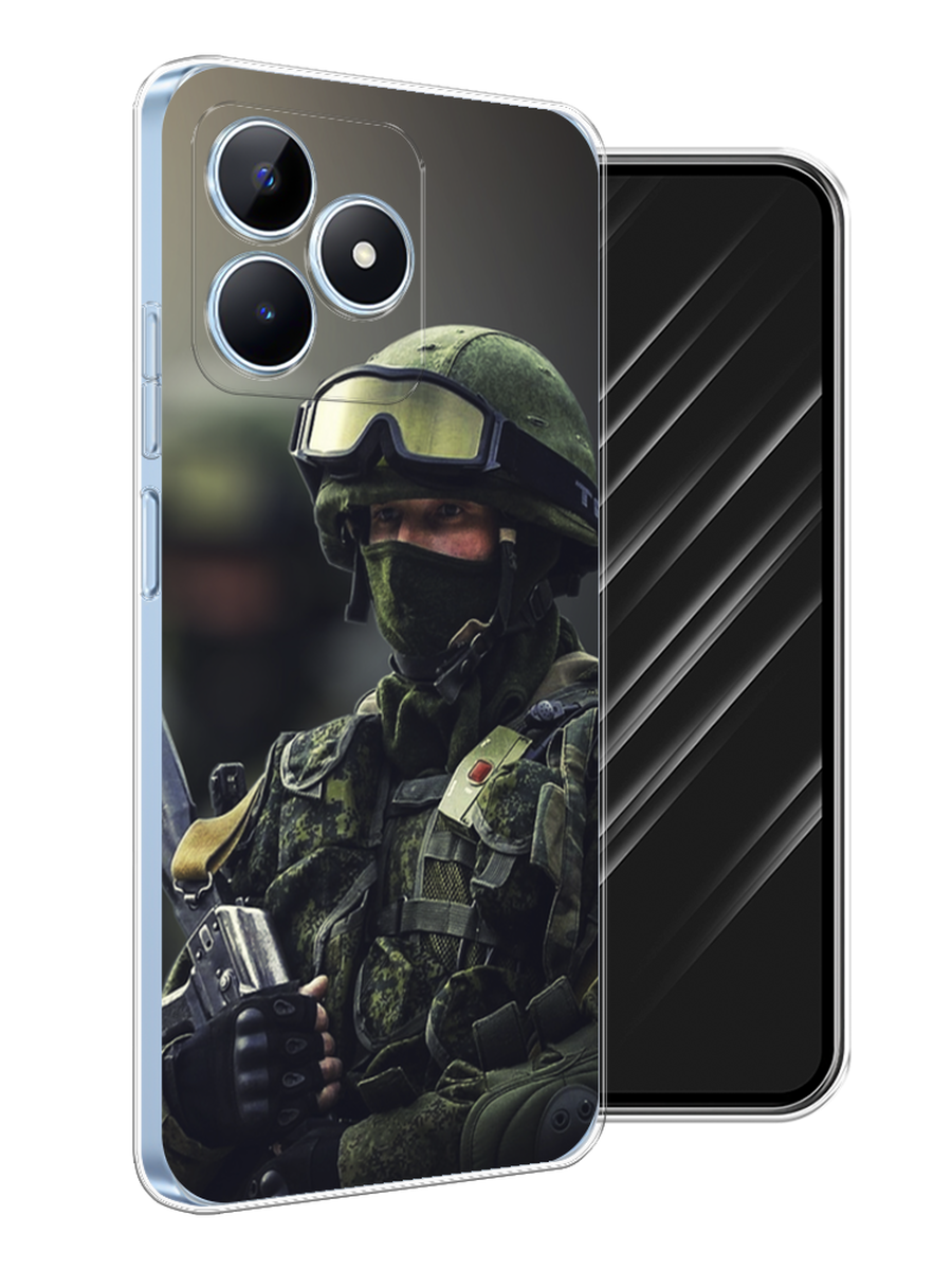 

Чехол Awog на Realme C60 "Солдат", Зеленый;серый, 2516550-1