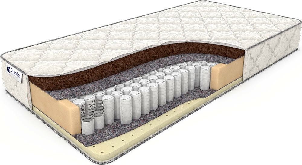 

Матрас Дримлайн SleepDream TFK 80х160х21, Белый, SleepDream TFK