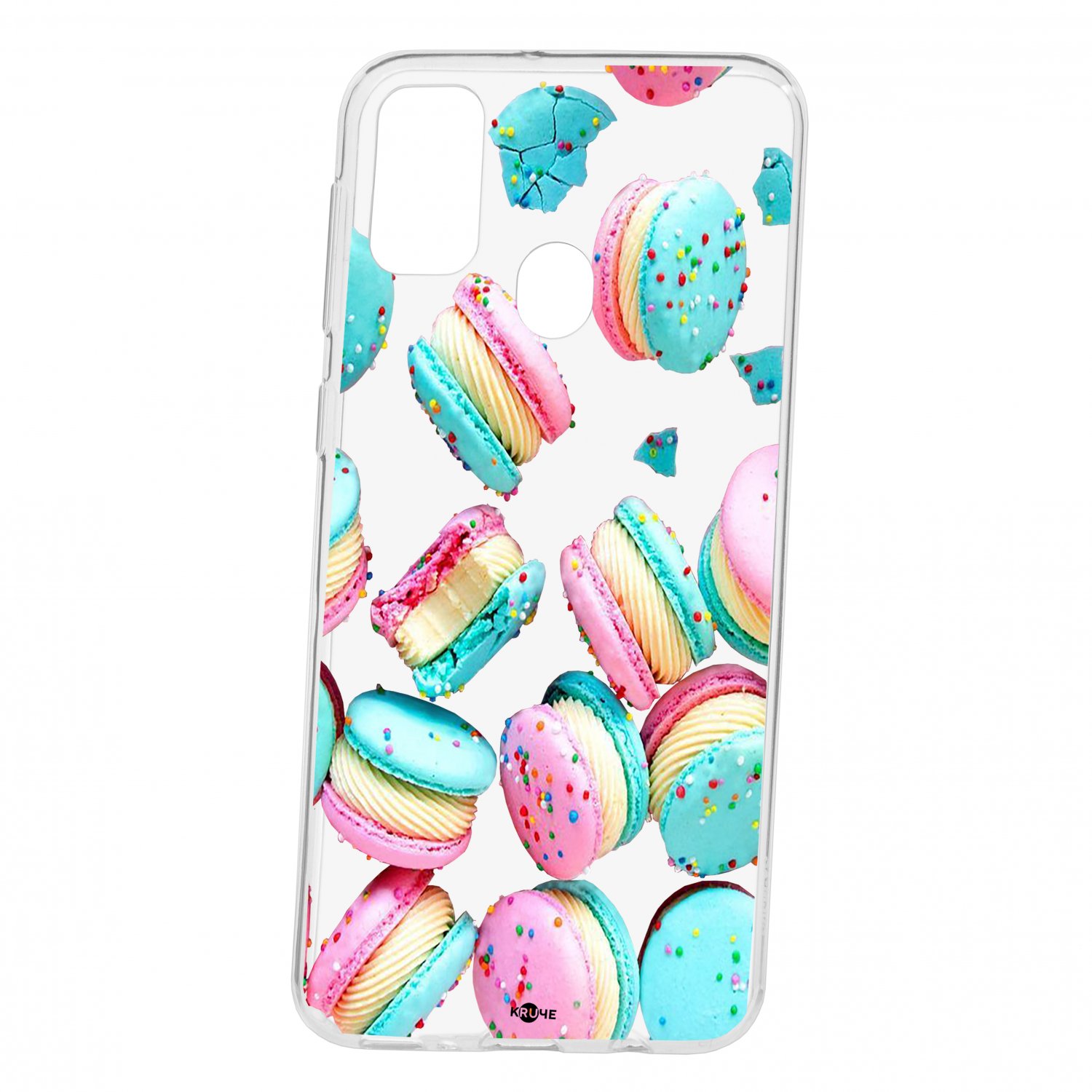 фото Чехол kruche samsung galaxy m30s print макарон кruче