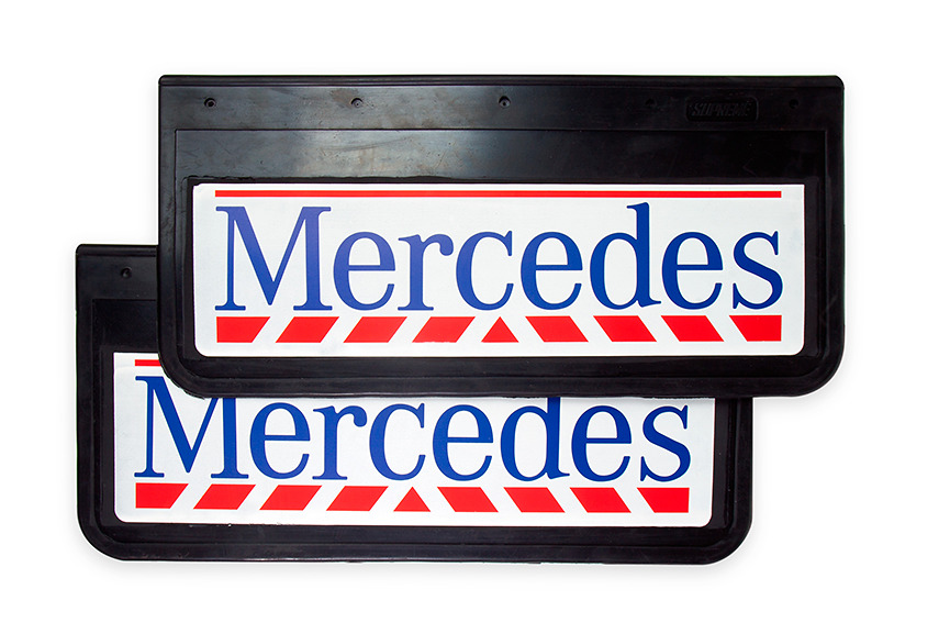 

Брызговики передние MERCEDES 520*250 (белый фон)