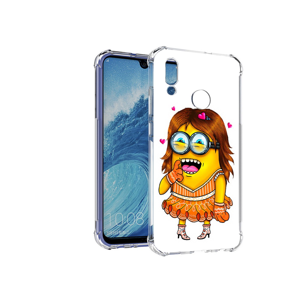 

Чехол MyPads Tocco для Huawei P Smart (2019) Миньон девочка, Прозрачный, Tocco