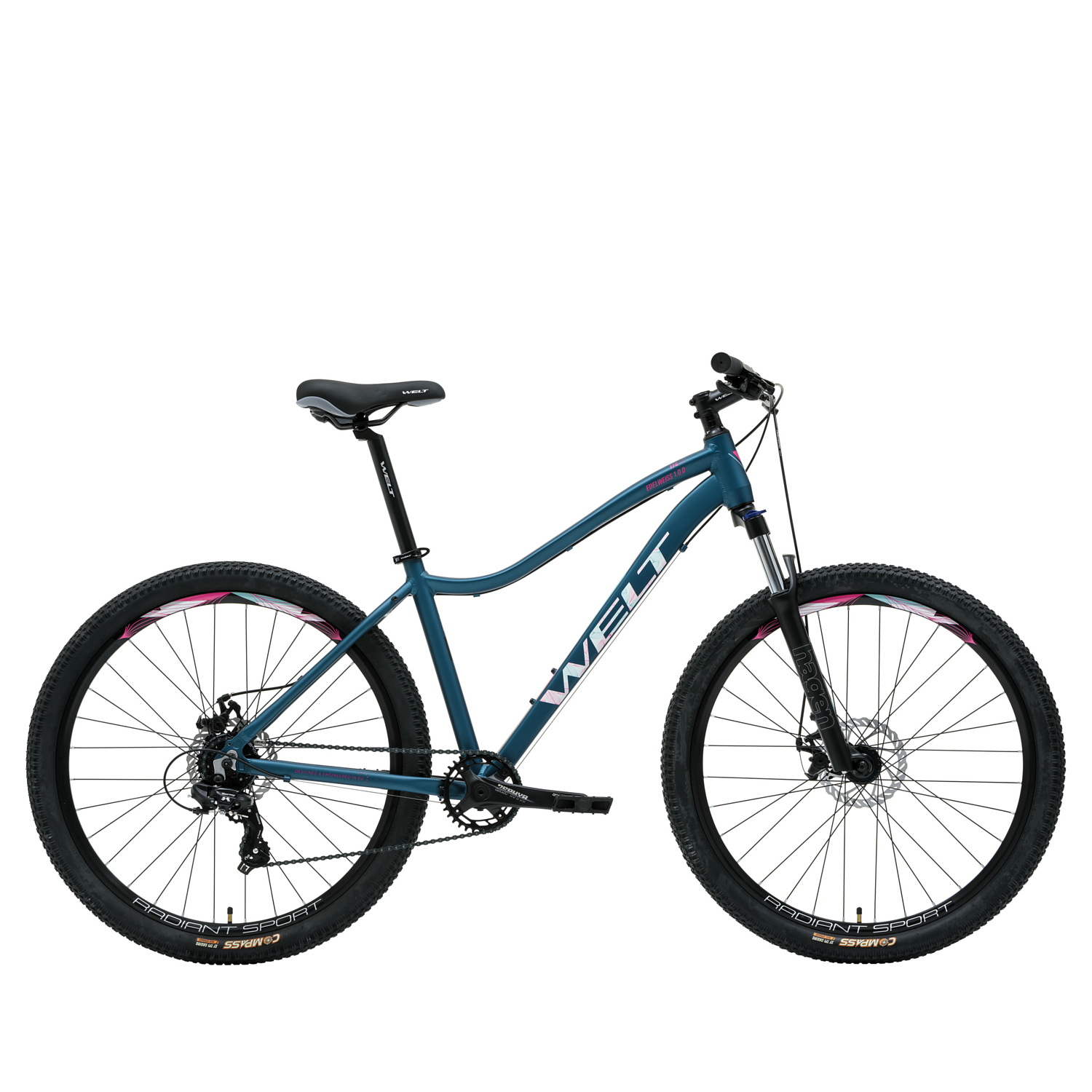 Велосипед Welt Edelweiss 1.0 D 27 2024 15" dark ocean blue