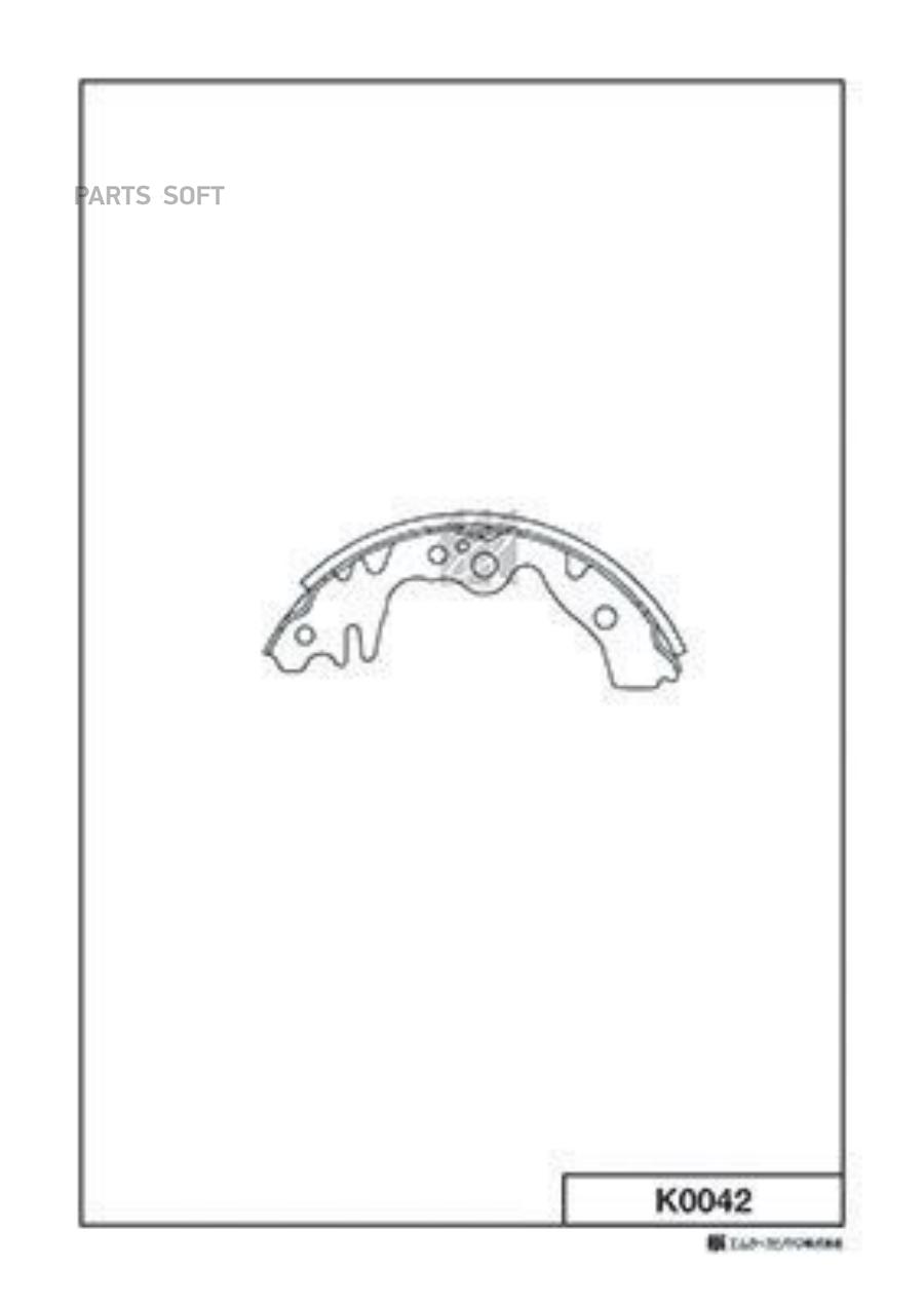 

Колодки Тормозные Барабанные Daihatsu Gran Move K0042 Kashiyama арт. K0042