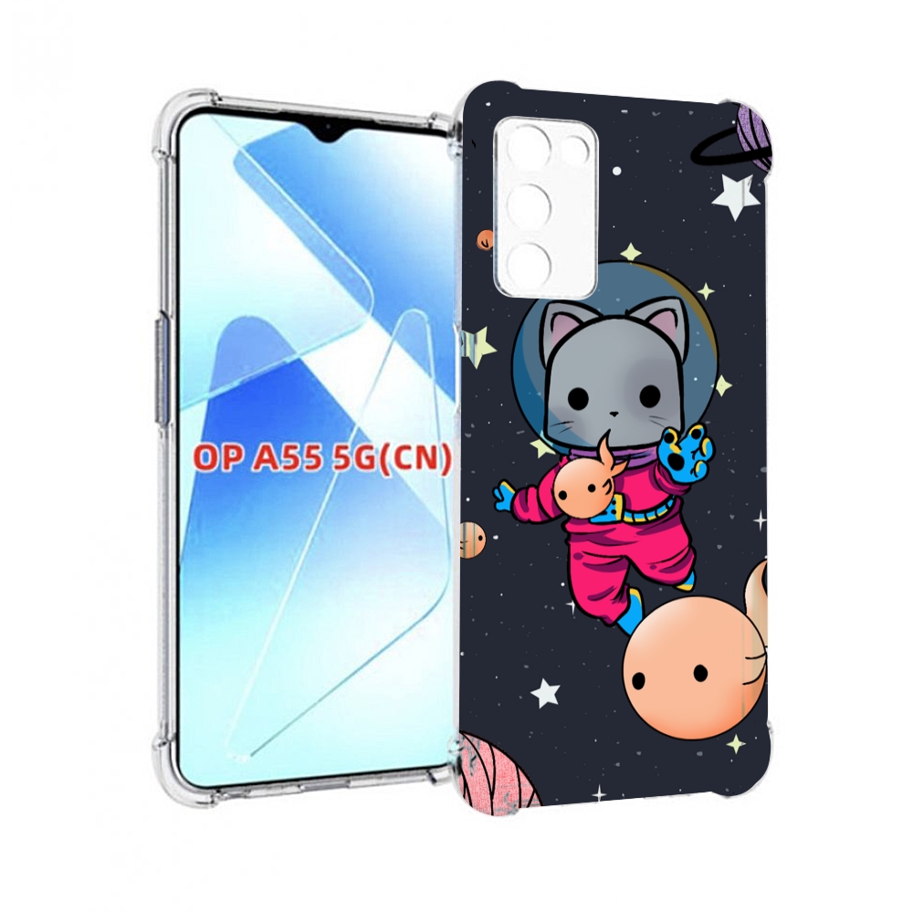 

Чехол MyPads котик-с-рыбкой-в-космосе для Infinix Zero X Neo, Прозрачный, Tocco