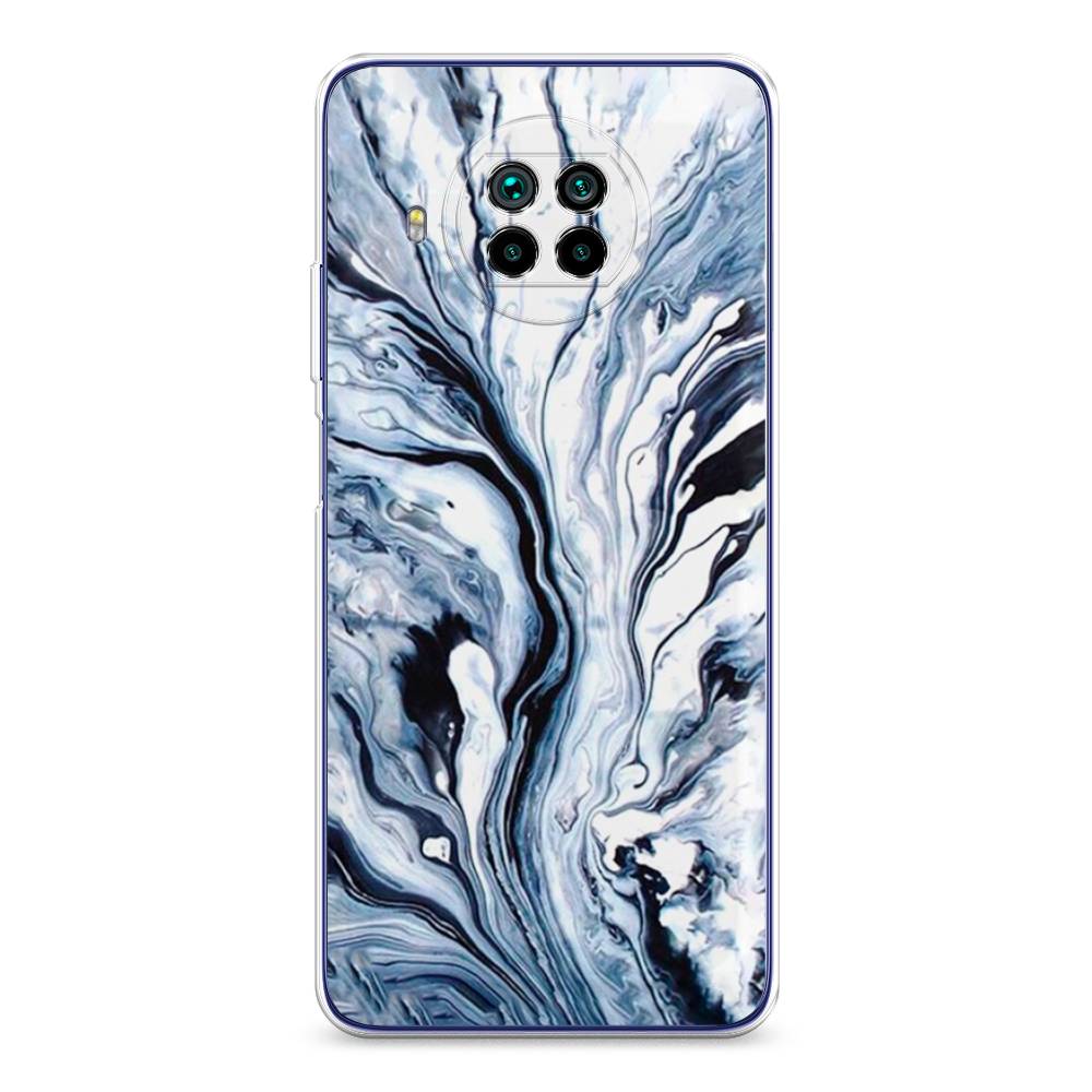 

Чехол Awog на Xiaomi Mi 10T Lite "Голубой минерал мрамор", Разноцветный, 39150-3