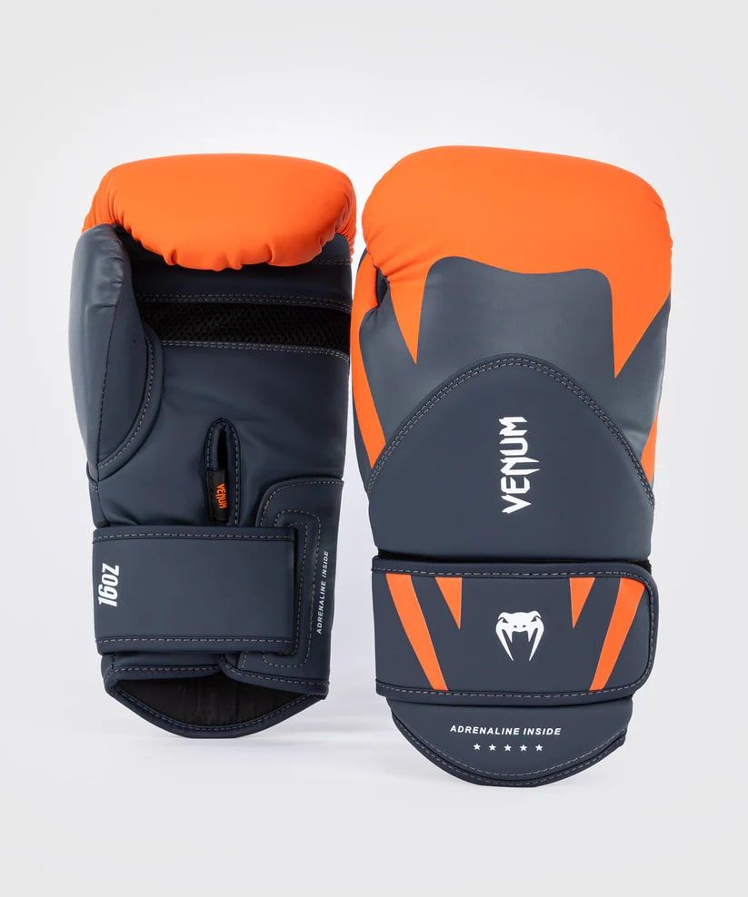 

Перчатки боксерские Venum Challenger 4.0 Orange/Navy Blue (16 унций), Оранжевый;синий, Challenger 4.0