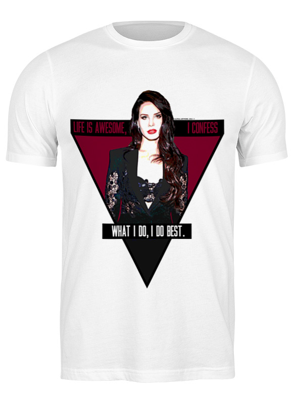 

Футболка мужская Printio Lana del rey - ultraviolence era белая 3XL, Белый, Lana del rey - ultraviolence era