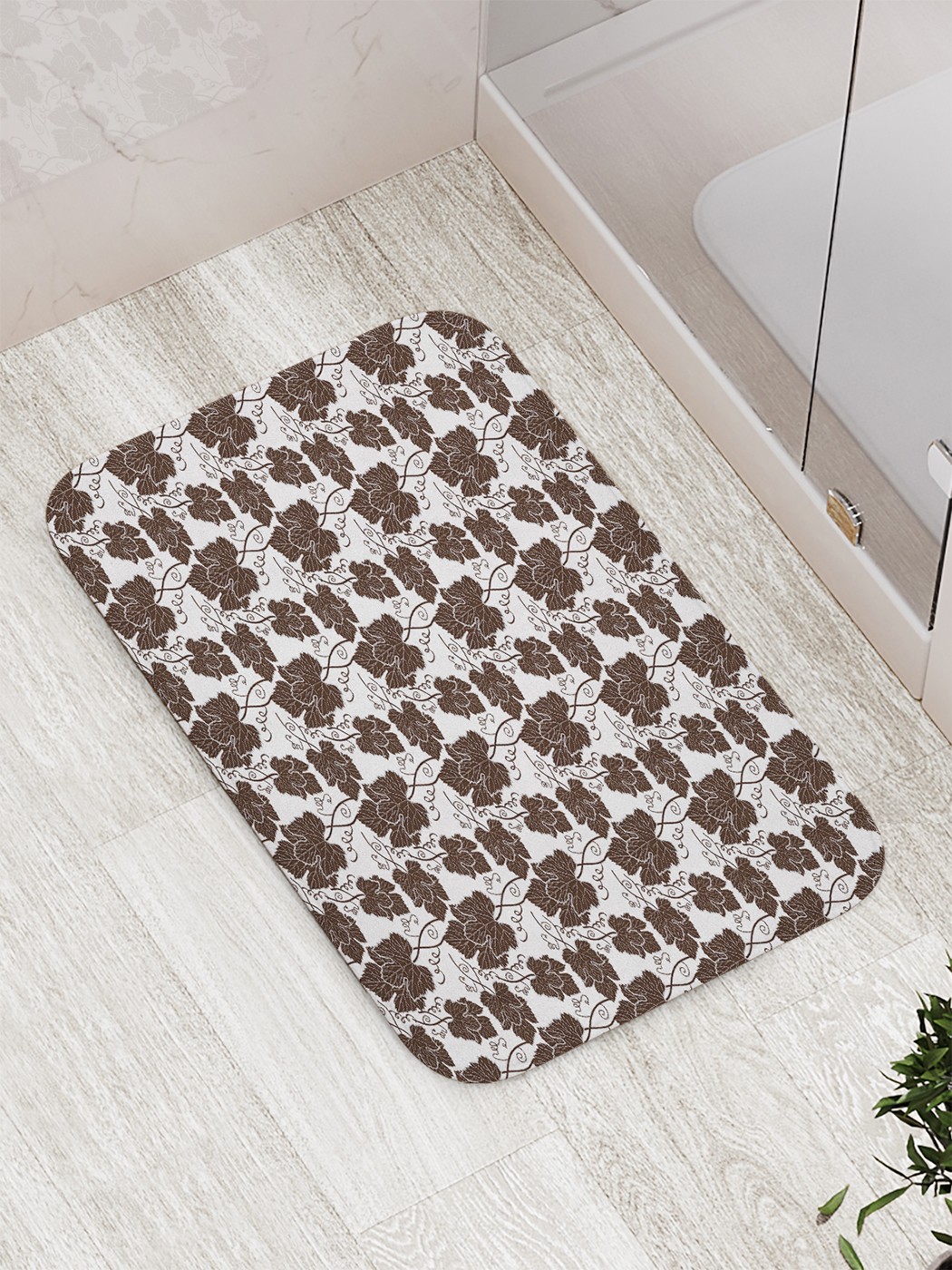 

bath_86191 Коврик противоскользящий для ванной, сауны, бассейна, 77х52 см