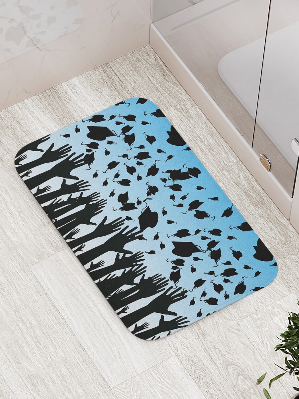 

bath_86132 Коврик противоскользящий для ванной, сауны, бассейна, 77х52 см