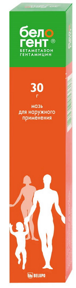 

Белогент мазь 30 г
