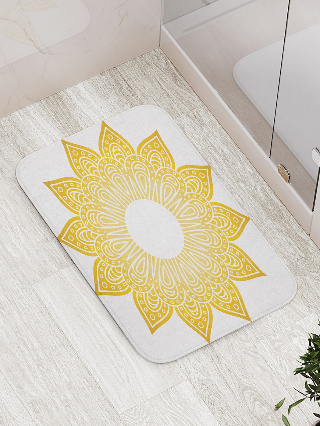 

bath_86117 Коврик противоскользящий для ванной, сауны, бассейна, 77х52 см