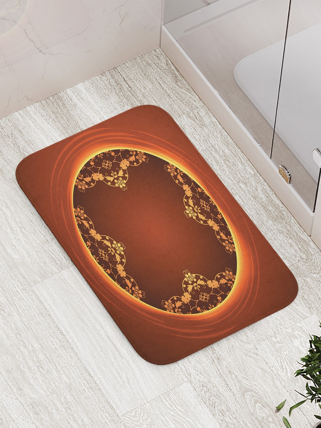 

bath_86115 Коврик противоскользящий для ванной, сауны, бассейна, 77х52 см