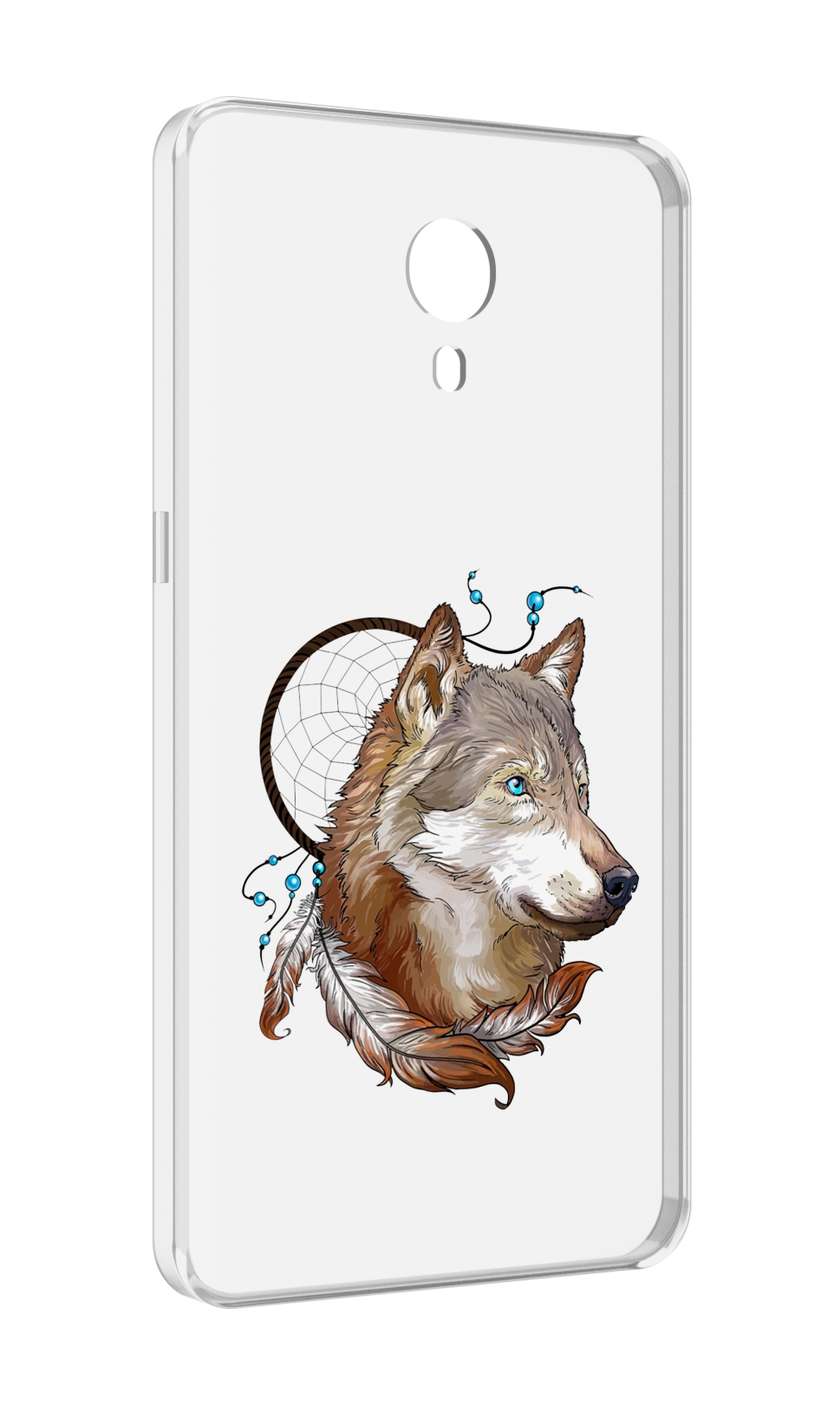 

Чехол MyPads волк и ловец снов для Meizu M3 Note, Прозрачный, Tocco