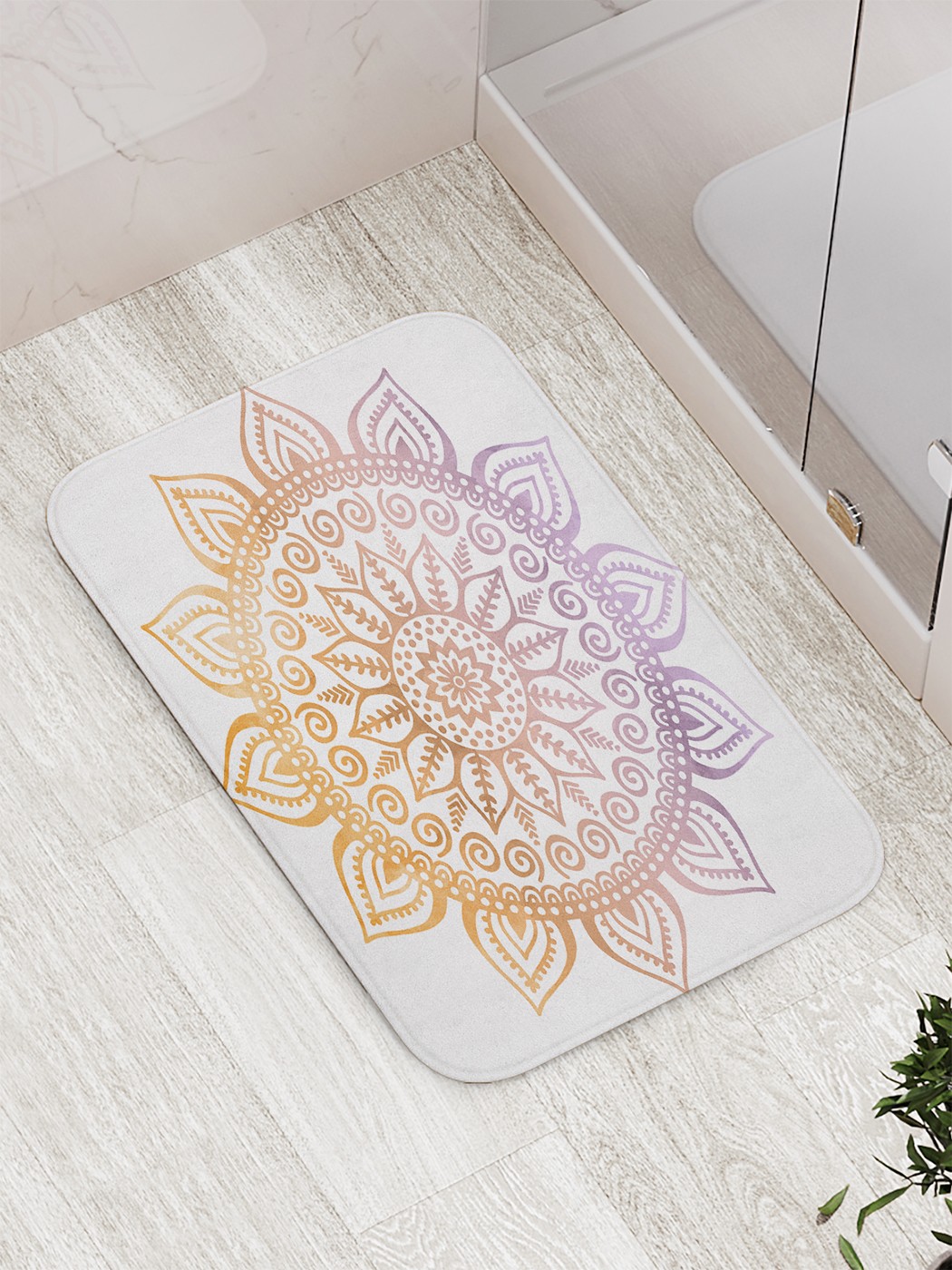 

bath_86097 Коврик противоскользящий для ванной, сауны, бассейна, 77х52 см