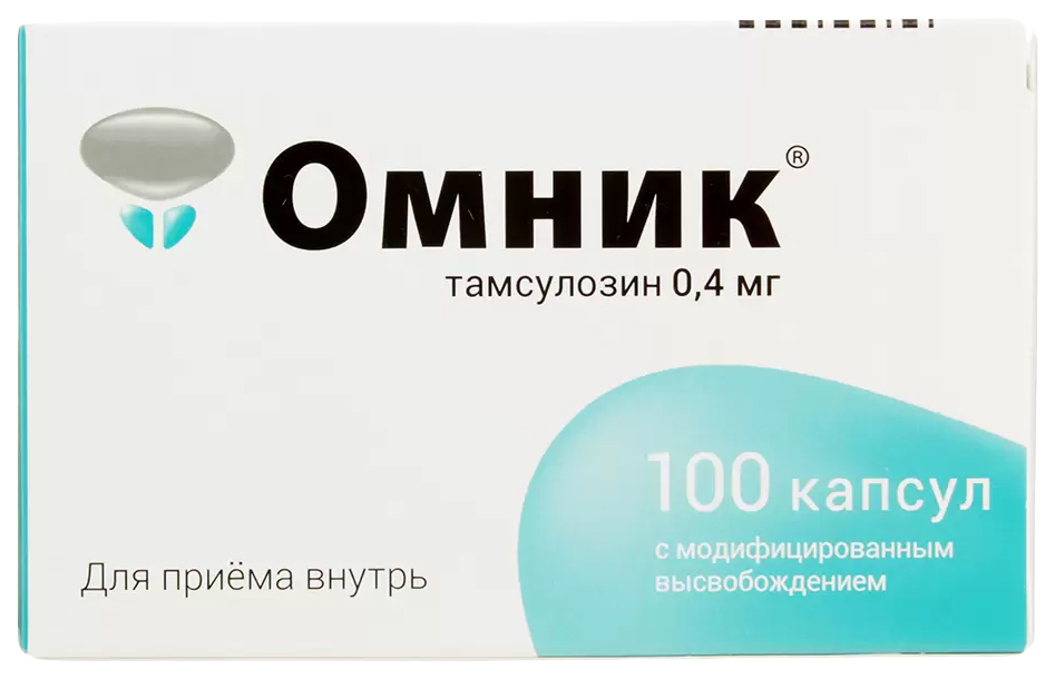 фото Омник капсулы с модифицированным высвобождением 0,4 мг 100 шт. astellas pharma