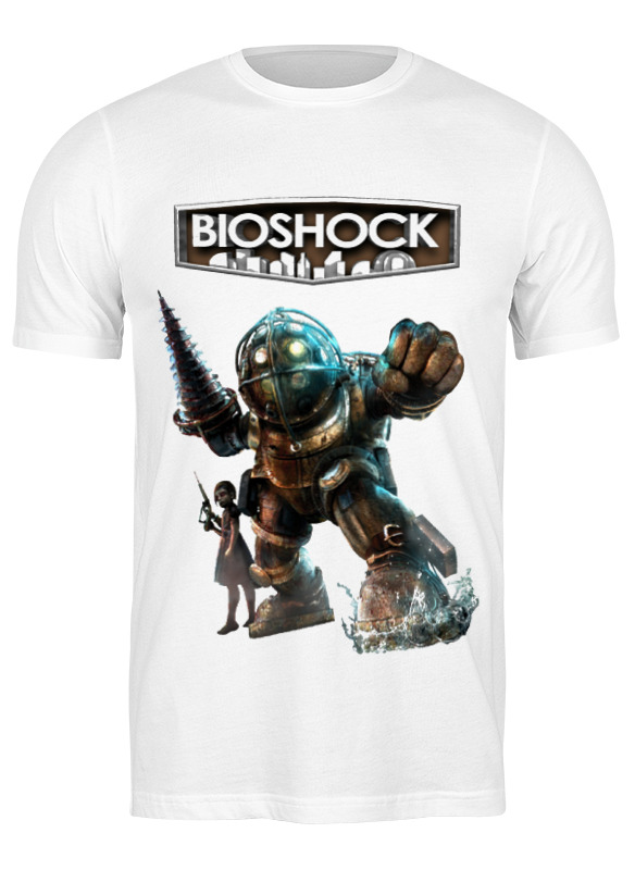 

Футболка мужская Printio Bioshock (logo) белая 3XL, Белый, Bioshock (logo)