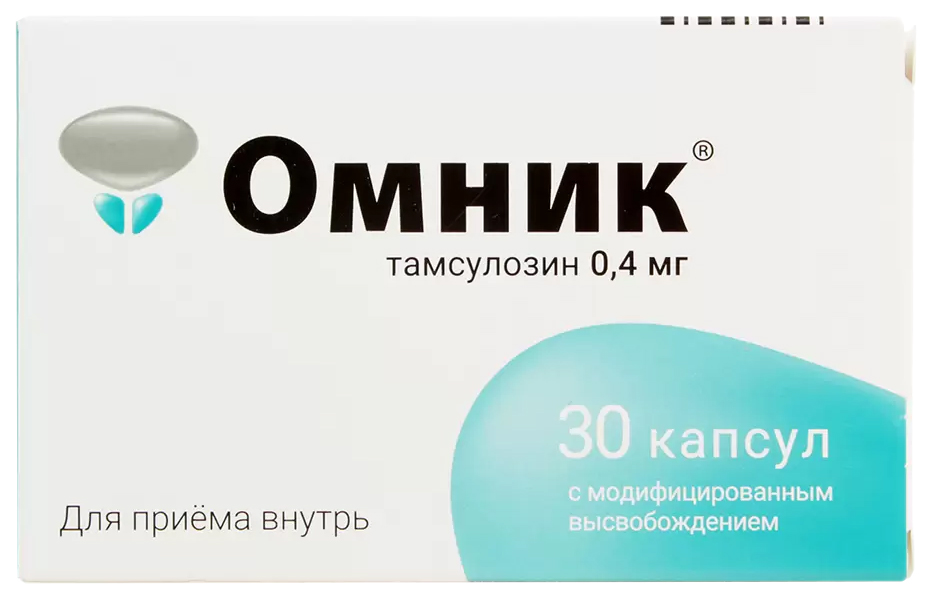 Купить Омник капсулы с модифицированным высвобождением 0, 4 мг 30 шт., Astellas Pharma