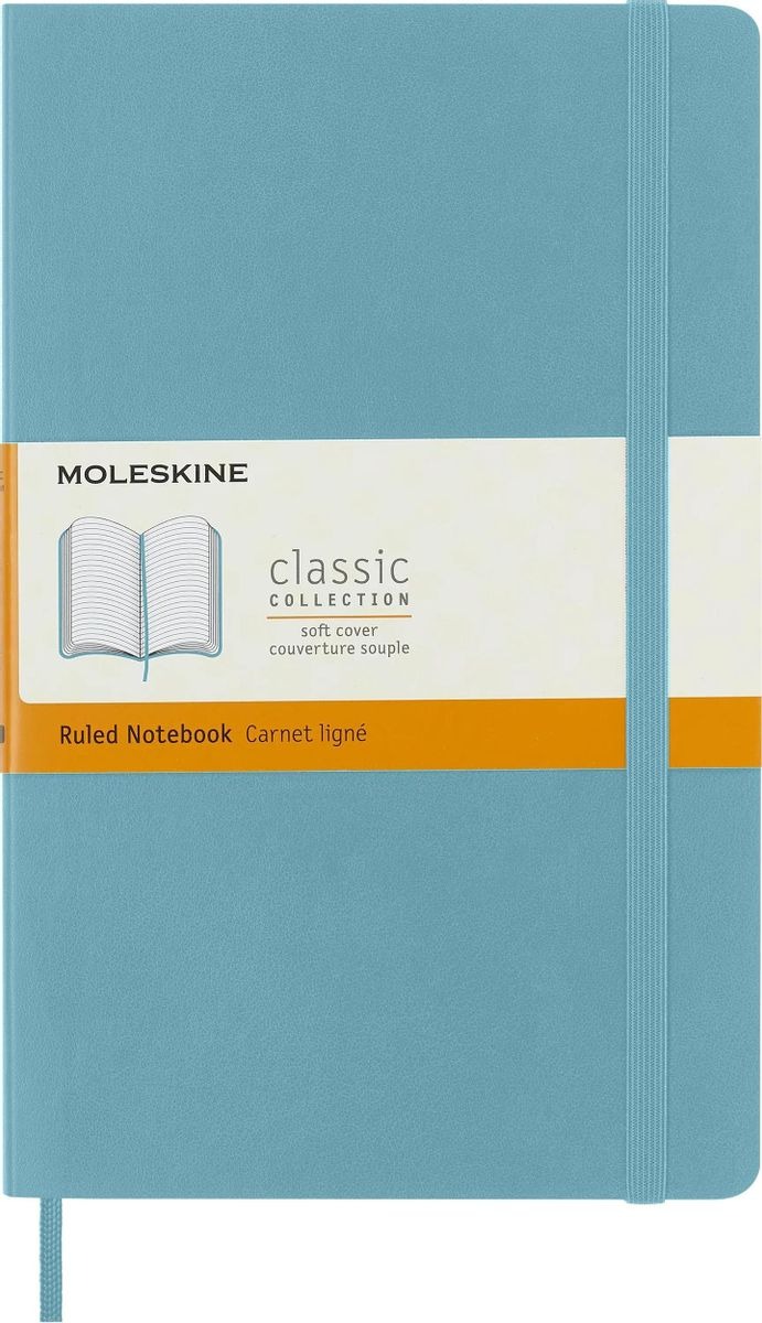 

Блокнот Moleskine Classic Soft, 192стр, в линейку, мягкая обложка, голубой qp616b35, Блокнот Moleskine Classic Soft, 192стр, в линейку, мягкая обложка, голубой [qp616b35]