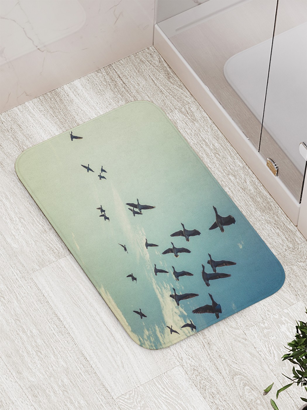 

bath_86064 Коврик противоскользящий для ванной, сауны, бассейна, 77х52 см