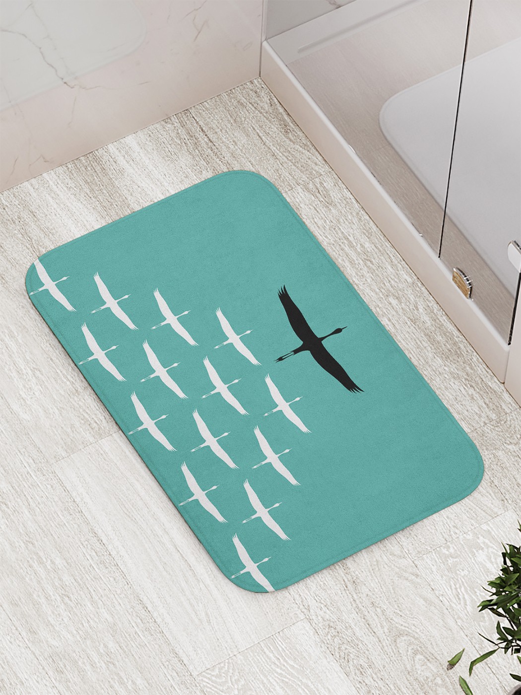 

bath_86062 Коврик противоскользящий для ванной, сауны, бассейна, 77х52 см