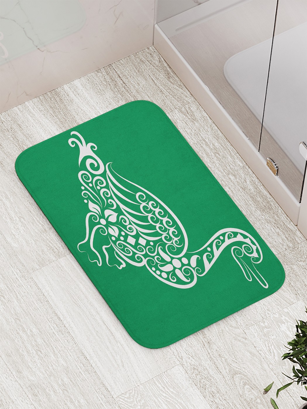 

bath_86056 Коврик противоскользящий для ванной, сауны, бассейна, 77х52 см