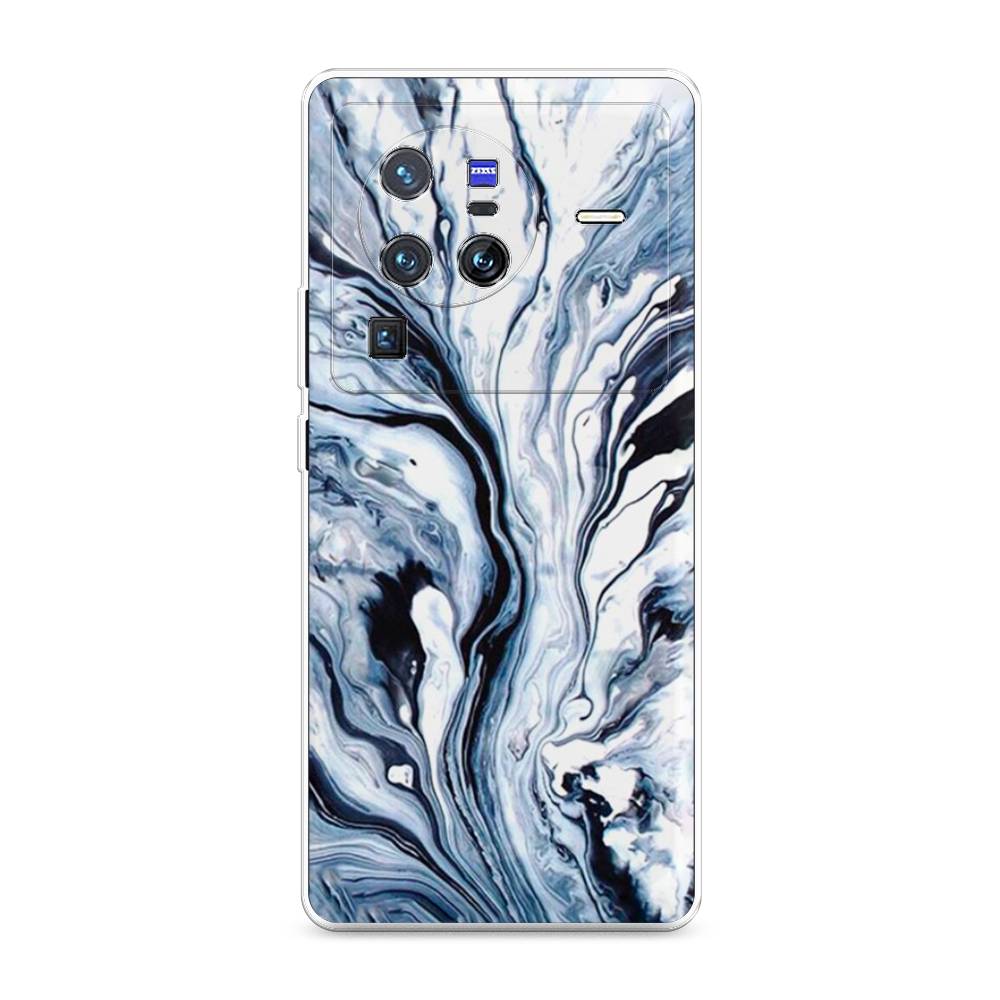 

Чехол Awog на Vivo X80 Pro "Голубой минерал мрамор", Разноцветный, 266650-3