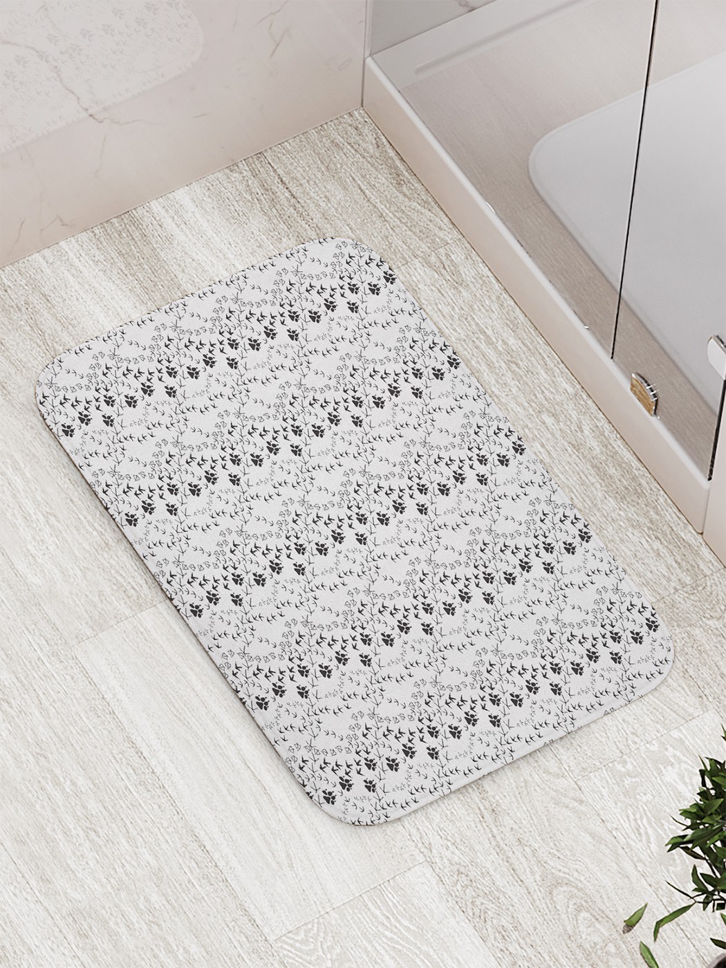 

bath_86053 Коврик противоскользящий для ванной, сауны, бассейна, 77х52 см