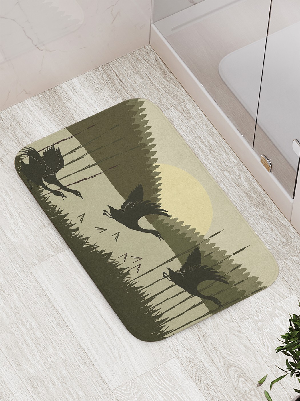 

bath_86051 Коврик противоскользящий для ванной, сауны, бассейна, 77х52 см
