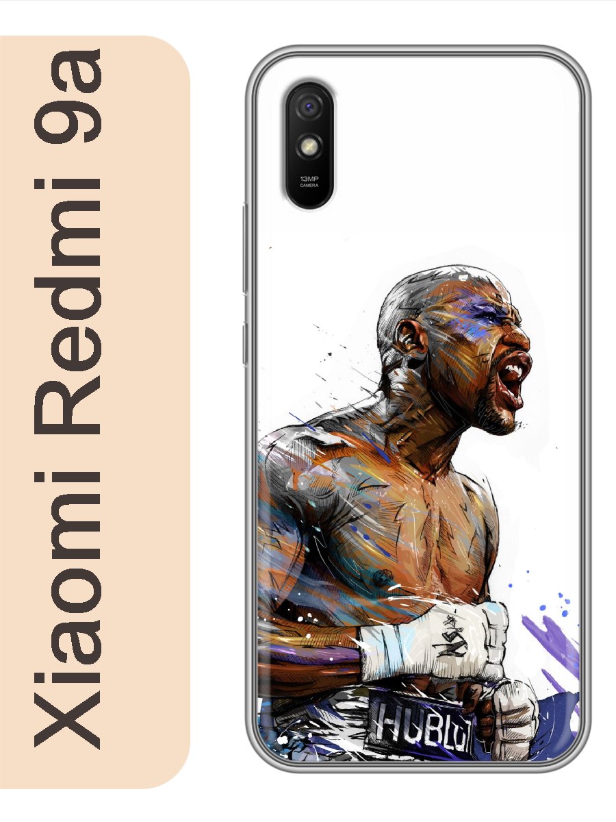

Чехол на Xiaomi Redmi 9a бокс 597, Прозрачный, red9aspor