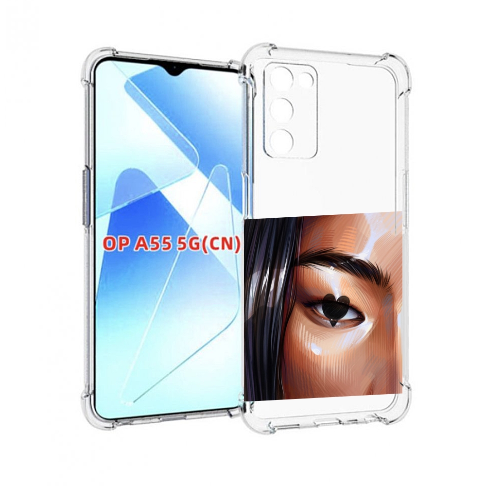 

Чехол MyPads зрачок-сердце женский для Infinix Zero X Neo, Прозрачный, Tocco