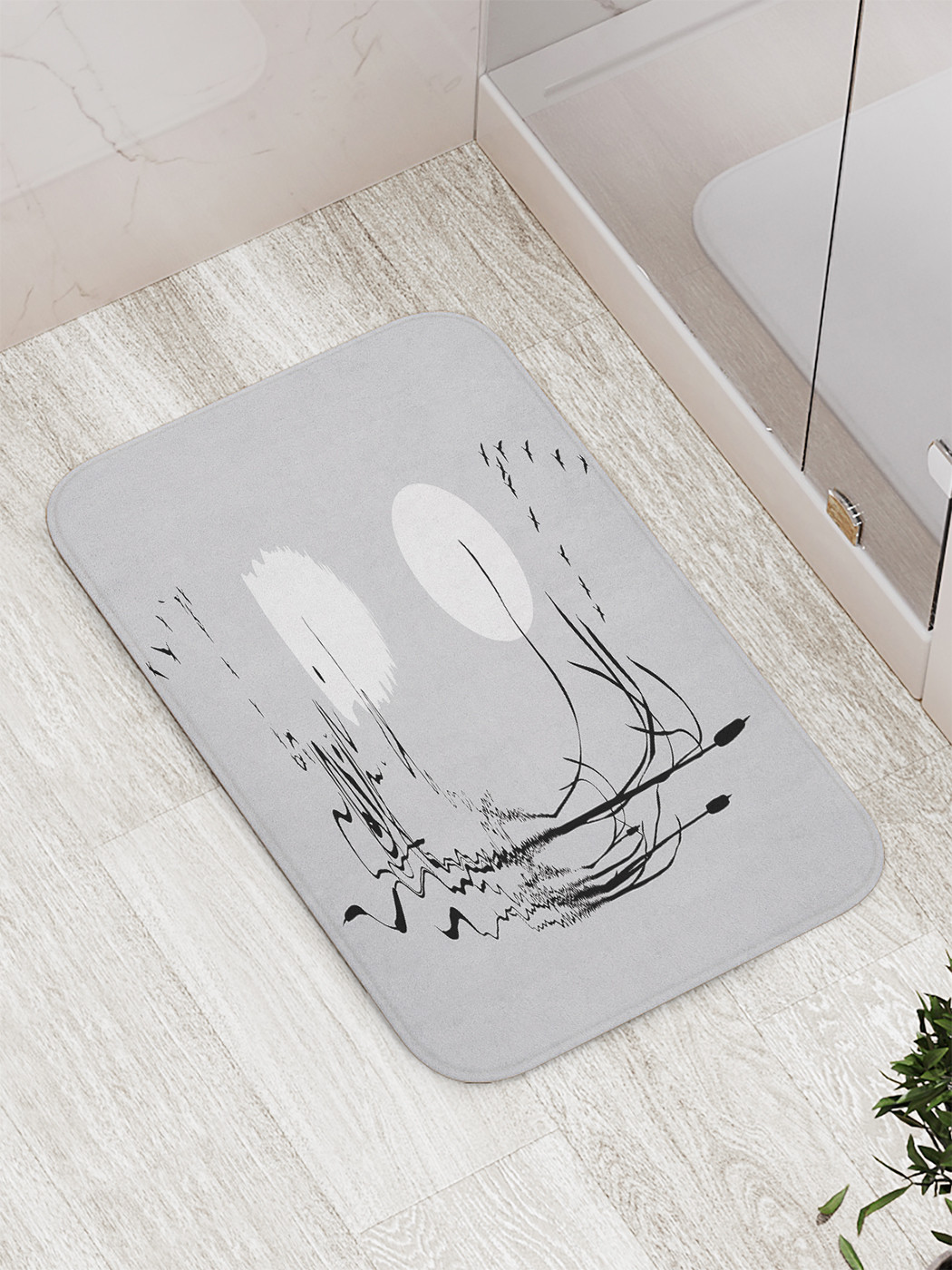

bath_86046 Коврик противоскользящий для ванной, сауны, бассейна, 77х52 см