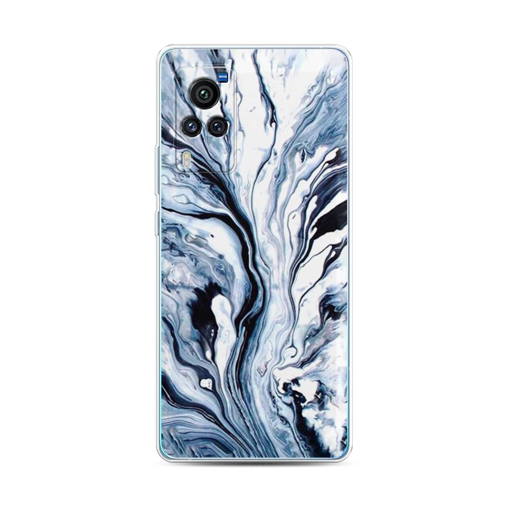 

Чехол Awog на Vivo X60 Pro "Голубой минерал мрамор", Разноцветный, 263850-3