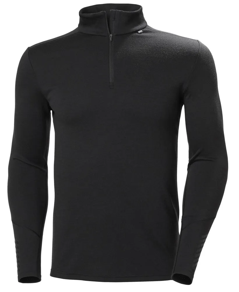 

Лонгслив-термобелье Helly Hansen LIFA MERINO MIDWEIGHT 1/2 ZIP для мужчин, XXL, чёрная