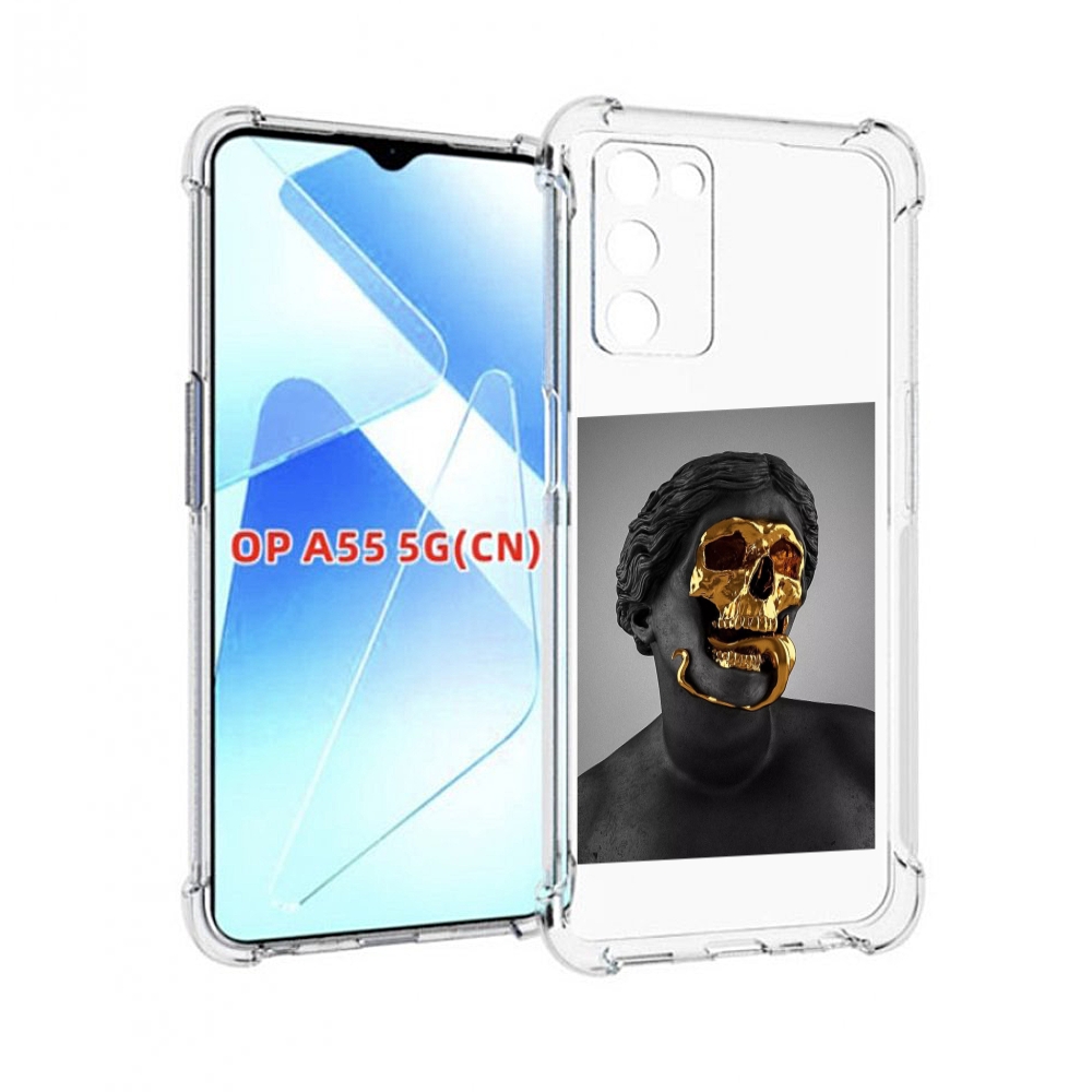 

Чехол MyPads золотой череп в статуе для Infinix Zero X Neo, Прозрачный, Tocco